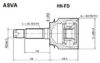 ASVA HN-FD Joint Kit, drive shaft